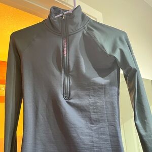 Nike Pro Quarter Zip Hyperwarm Long Sleeve Workout Top